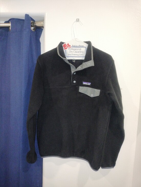Patagonia Jackets & Blazers - Patagonia Synchilla Black Snap-T Fleece Pullover Sz Small Pre loved